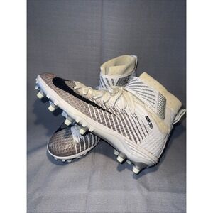 Nike Force Lunarbeast Elite TD 779422-100 Mens Size 9‎ Gray Football Cleats Used